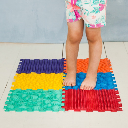 Massage mat "Ortek Mix Puzzles" 6 elements SOFT