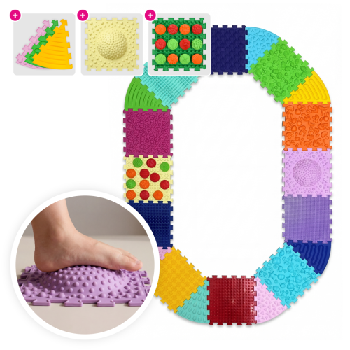 Massage mat "Ortek Multi Mix" 12 elements + 8 sectors