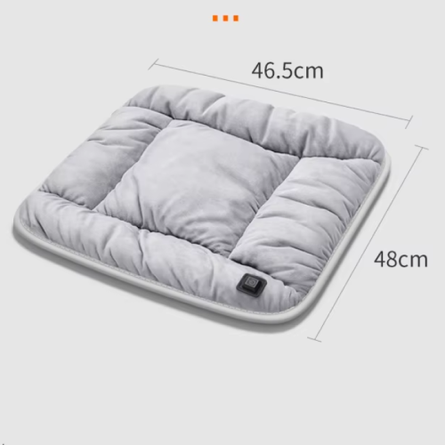 Heated seat cushion black