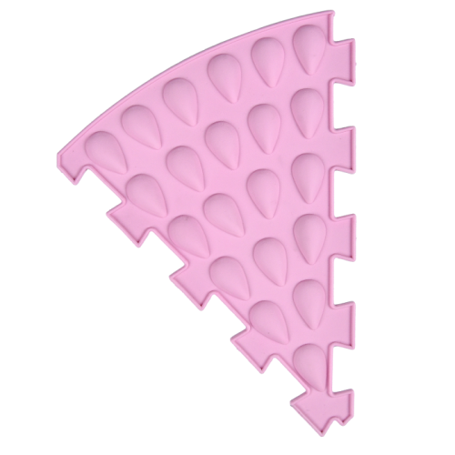 Massage mat "Puzzle Mix" SECTOR DROPS 1 element art. 1037
