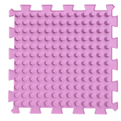 Massage mat "Puzzle Mix" HONEYCOMB 1 element art. 1039