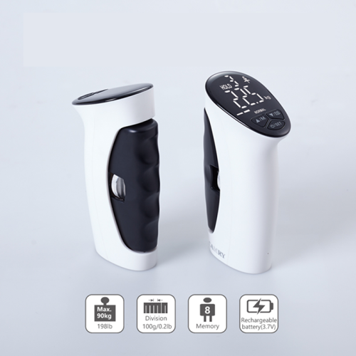 Digital hand dynamometer 90 kg with LCD display, EH-2 wrist dynamometer with battery