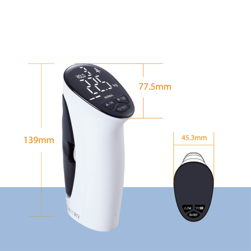 Digital hand dynamometer 90 kg with LCD display, EH-2 wrist dynamometer with battery
