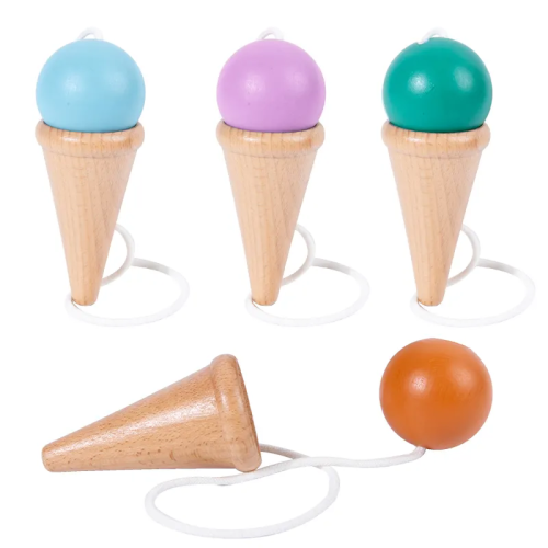 Wooden kendama "Ice Cream"