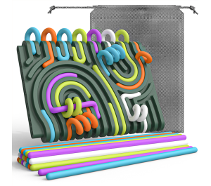 The sensory board with a 3D maze