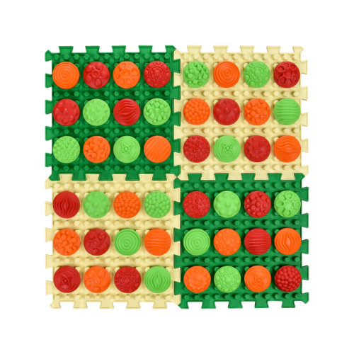 Massage mat "Ortek Mix Puzzles" 4 elements + 4 sets of modules "Patterns"