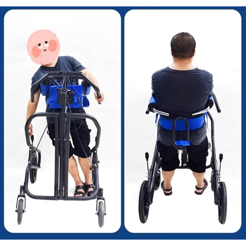 Rehabilitation walker with removable step trainer NS-ZX0