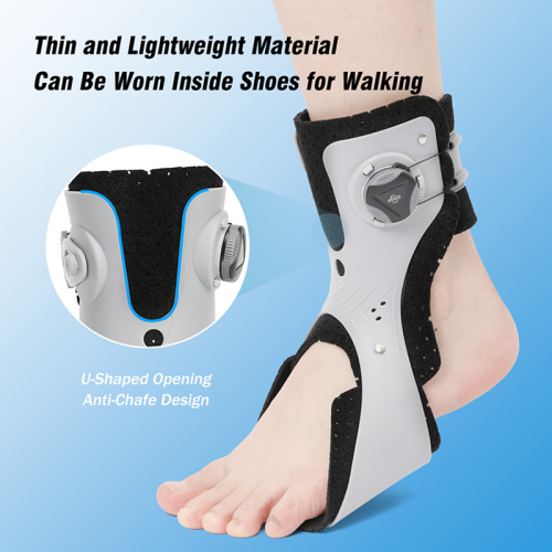 Ankle orthosis with air chamber. Right, size XL