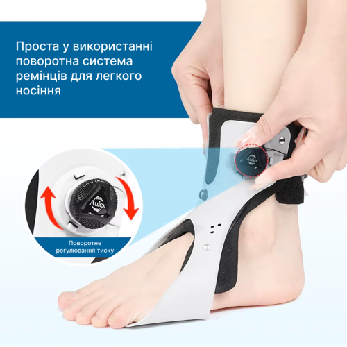 Ортез голеностопного сустава с воздушной камерой. Правый, р-р XL