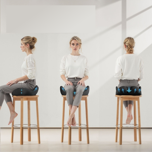 Оrthopedic seat cushion with coccyx relief