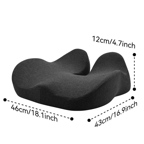 Оrthopedic seat cushion with coccyx relief