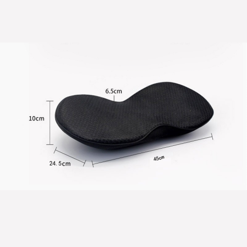 Anatomical seat cushion with raised seating for deep seats