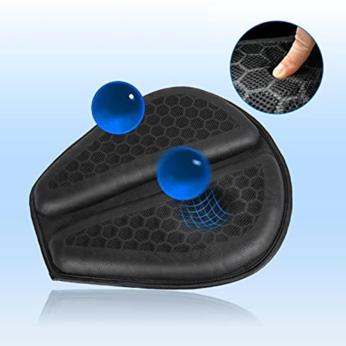 Honeycomb gel cushion for motorcycle, moped seat
