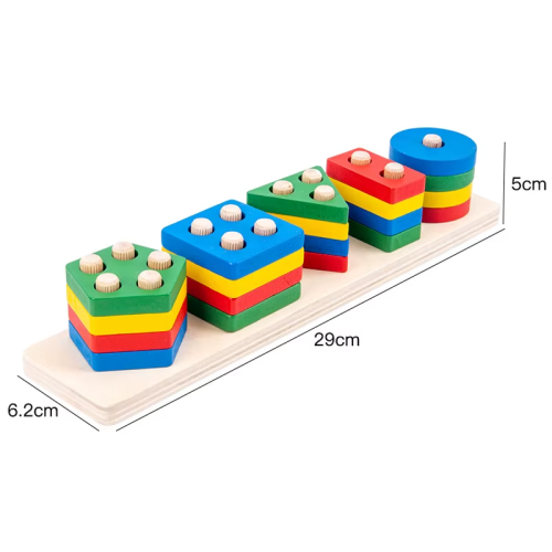 Sorter Figures Wooden Montessori Toy