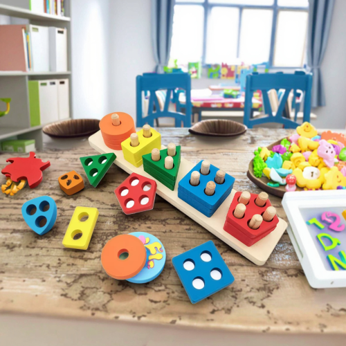 Sorter Figures Wooden Montessori Toy