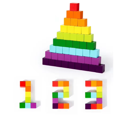 Montessori wooden multiplication table