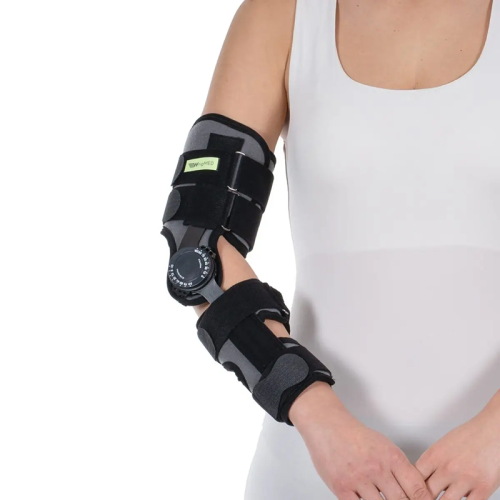 W219 Elbow Brace with Hinged Angle Adjustment Mechanism Right