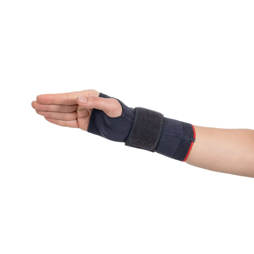 W312 Knitted Wrist Brace with Splint, Left
