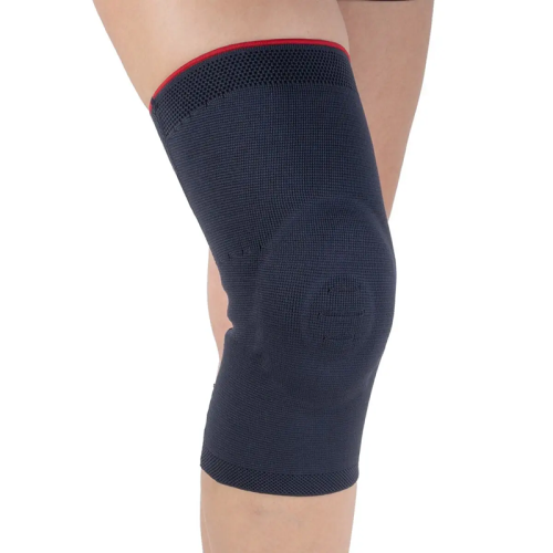 W503 Knitted Knee Brace with Silicone Patella Ring