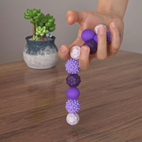 Sensory magnetic balls, green set of 8 pcs, with case, size M
