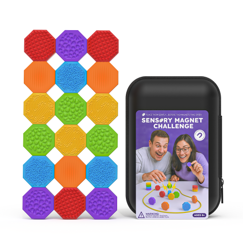 Magnetic board strategy game with touch-sensitive silicone coating