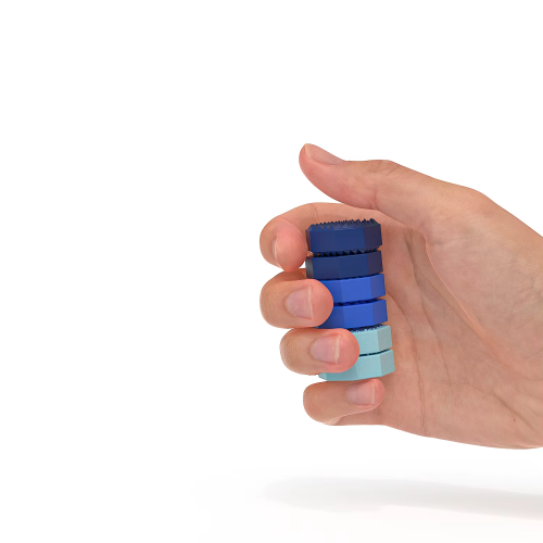Magnetic board strategy game with touch-sensitive silicone coating