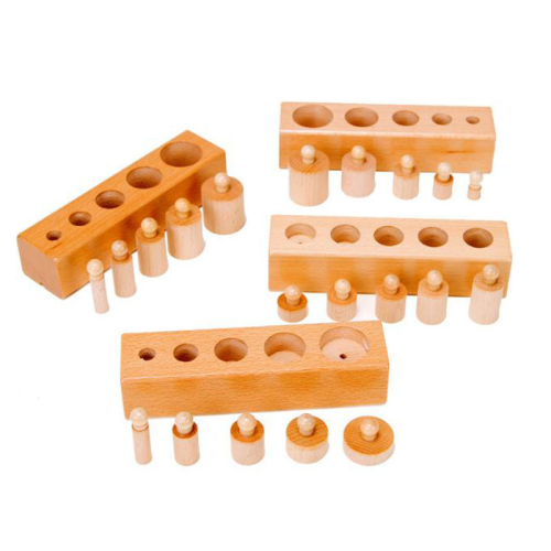 Montessori Wooden Cylinder Set Educational Toy