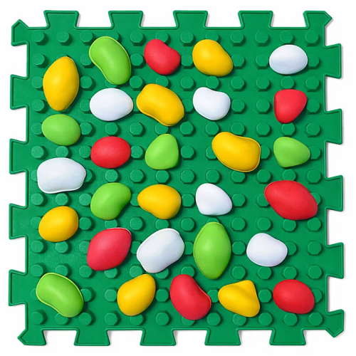 Massage mat "Ortek Mix Puzzles" 8 elements + "Pebbles"