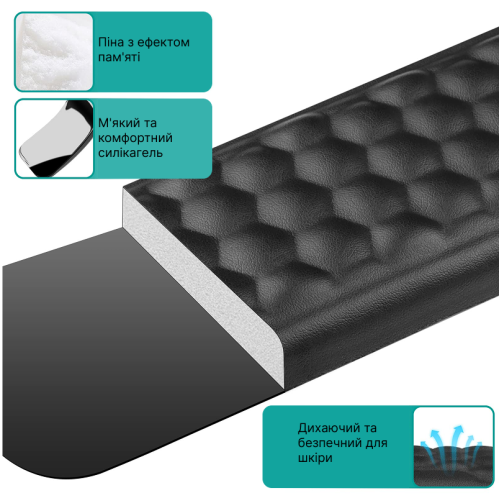 Gaming/office mouse pad with a memory foam