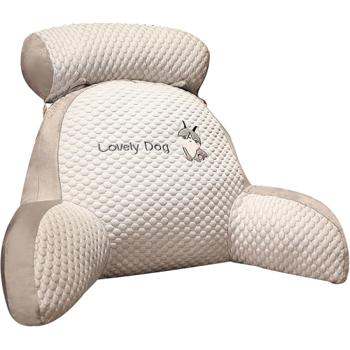 Seat cushion with removable neck roll 60x40 cm