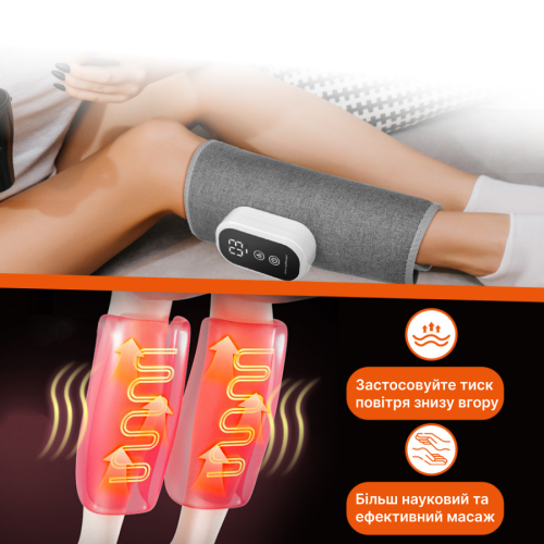 Compression relaxing device for leg relaxation