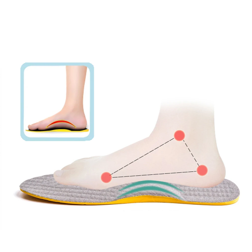 Silicone insoles with lateral wedge 09-902
