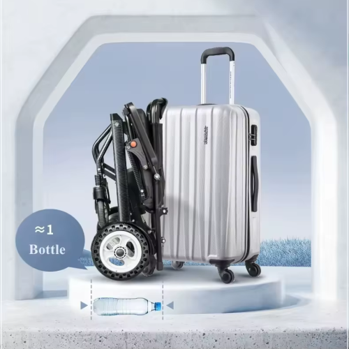 Folding electric wheelchair with remote control Folding electric wheelchair with remote control