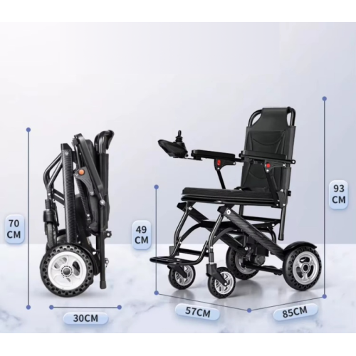 Folding electric wheelchair with remote control Folding electric wheelchair with remote control
