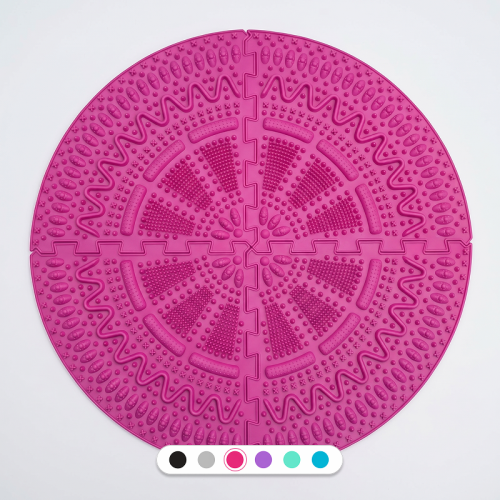 Massage mat Ortek "Spines" 4 sectors Pink