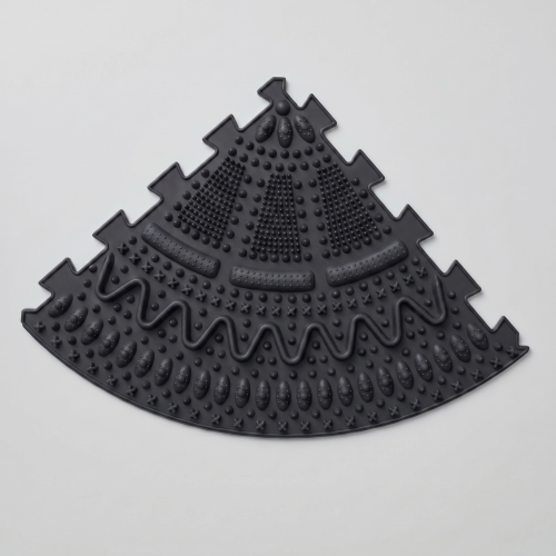 Massage mat Ortek "Spines" 4 sectors Graphite