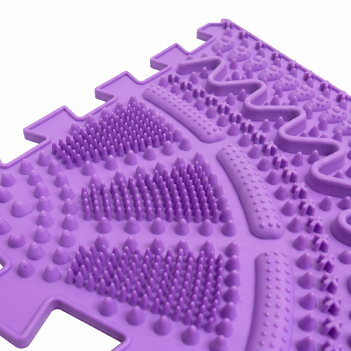 Massage mat Ortek "Prickly" 4 sectors Lilac
