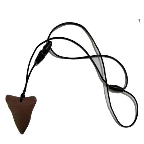 Chewable sensory pendant "Shark Tooth"