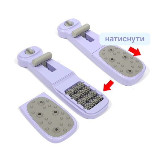 Тренажер для зміцнення зводу та пальців ніг з регулюванням опору