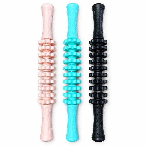 Massage stick for deep muscle massage. Roller hand massager UPDATED