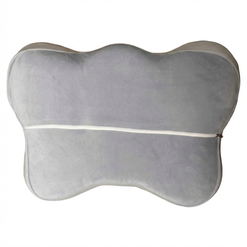 Pillowcase for orthopedic pillow with memory effect Olvi "Butterfly" J2539 Grey