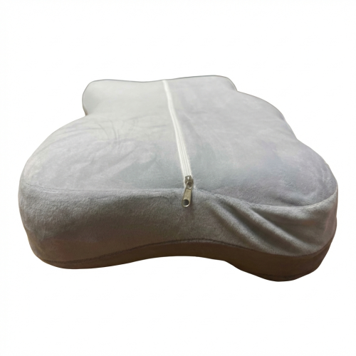 Pillowcase for orthopedic pillow with memory effect Olvi "Butterfly" J2539 Grey