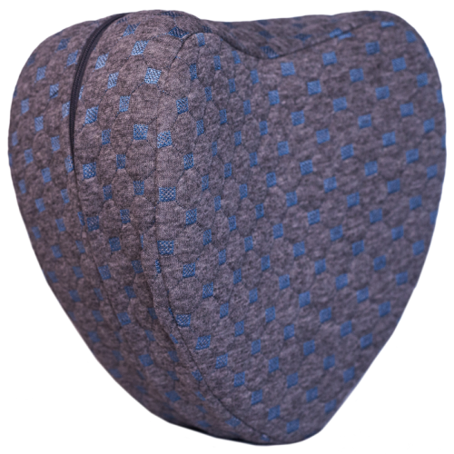 Orthopedic Leg and Knee Pillow with Memory Foam Gray J2518_G