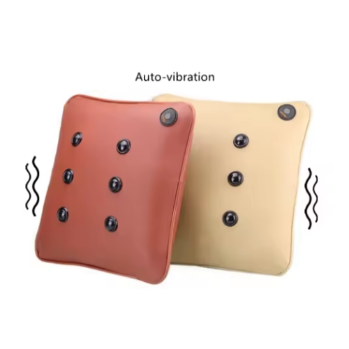 Back massage pillow with vibration