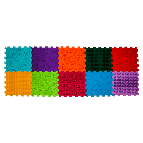 Massage mat Ortek Dinosaurs Puzzles 10 elements