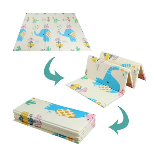 Children's developmental mat double-sided folding