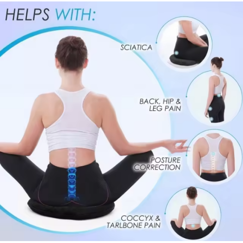 Gel rectal seat cushion "Bionic Honeycombs" d=40 cm