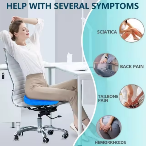 Gel rectal seat cushion "Bionic Honeycombs" d=40 cm