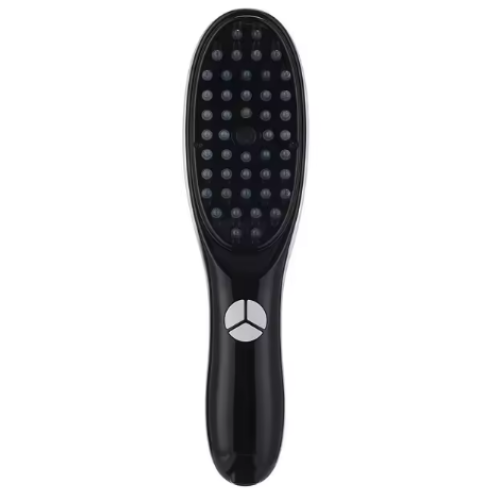 Combing with light therapy, vibration and sawing to enhance hair growth