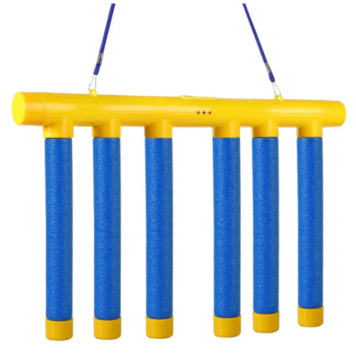 Toy for training reaction with falling sticks